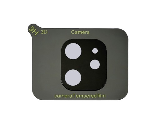 Защитное стекло для Apple на камеру iPhone 12 mini Full Glue (2.5D, Black)