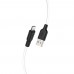 Кабель Hoco X21 Plus USB to Lightning 2m черно-белый