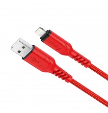 Кабель Hoco X59 USB to Lightning 1m красный