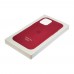 Чехол Leather Case with MagSafe для Apple iPhone 12 mini 07 бордовый