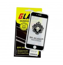 Защитное стекло для Apple iPhone 7/ 8/ SE Full Glue Lion (0.3 мм, 2.5D, чёрное)