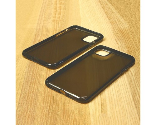 Чехол силиконовый Clear Neon для Apple iPhone 11 Pro Max цвет 10 чёрный