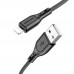 Кабель Borofone BX66 USB to Lightning 1m черный