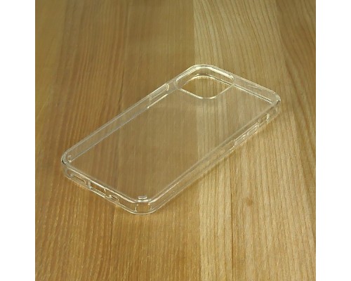 Чехол clear protective with frame Люкс для Apple iPhone 12 прозрачный