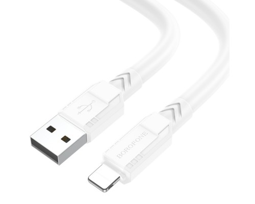 Кабель Borofone BX81 USB to Lightning 1m белый