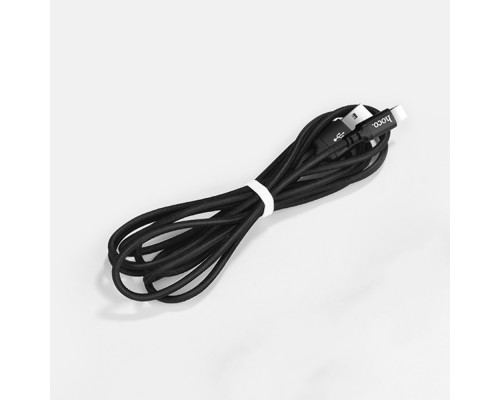 Кабель Hoco X14 USB to Lightning 2m черный