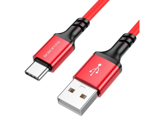 Кабель Borofone BX83 USB to Type-C 1m красный