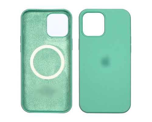 Чехол Full Silicone Case MagSafe для Apple iPhone 12 Pro Max 21 бирюзовый копия