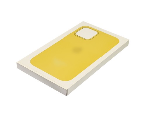 Чехол Full Silicone Case MagSafe для Apple iPhone 12/ 12 Pro 16 светло-жёлтый копия