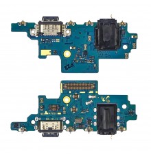 Разъём зарядки для Samsung A725 Galaxy A72 (2021) 4G на плате c микрофоном и компонентами