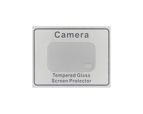 Защитное стекло для Xiaomi на камеру Poco M3 Full Glue (2.5D, Clear)