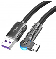 Кабель Hoco U118 USB to Type-C PD 100W 1.2m черный