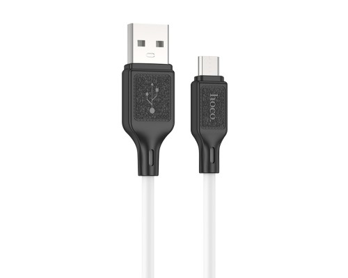 Кабель Hoco X90 USB to MicroUSB 1m white