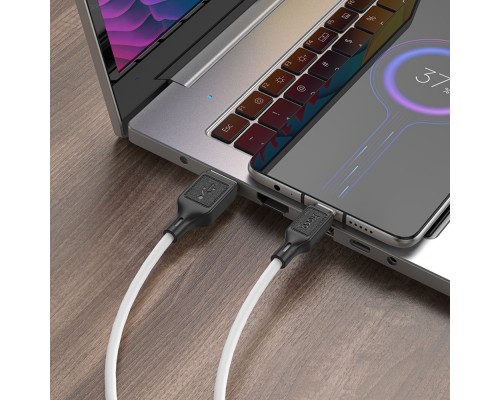 Кабель Hoco X90 USB to MicroUSB 1m white