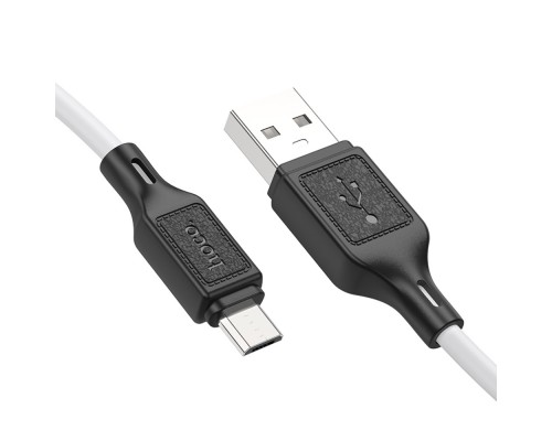 Кабель Hoco X90 USB to MicroUSB 1m white