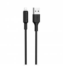 Кабель Hoco X25 USB to Lightning 1m черный