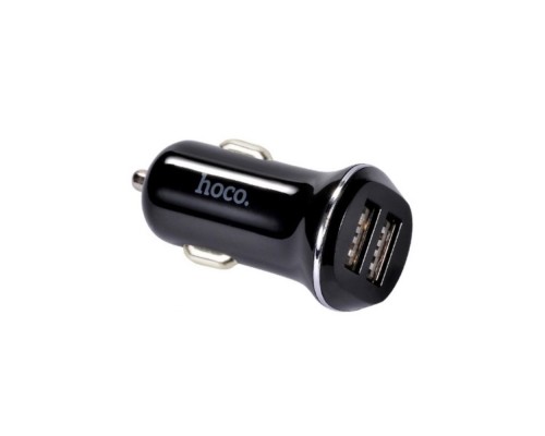 Автомобильное зарядное устройство Hoco Z1 2 USB черное