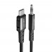Кабель Acefast C1-08 USB-C to 3.5mm 1.2m black