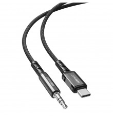 Кабель Acefast C1-08 USB-C to 3.5mm 1.2m black