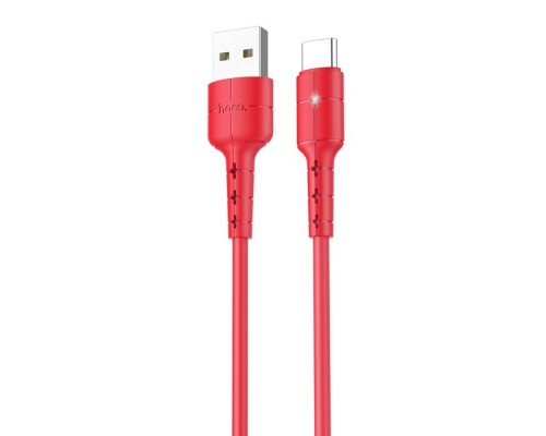 Кабель Hoco X30 USB to Type-C 1.2m красный