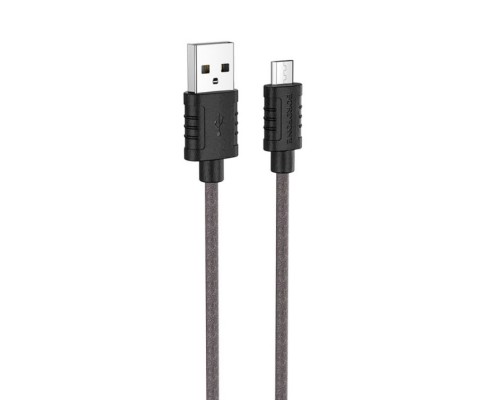 Кабель Borofone BX52 USB to MicroUSB 1m черный
