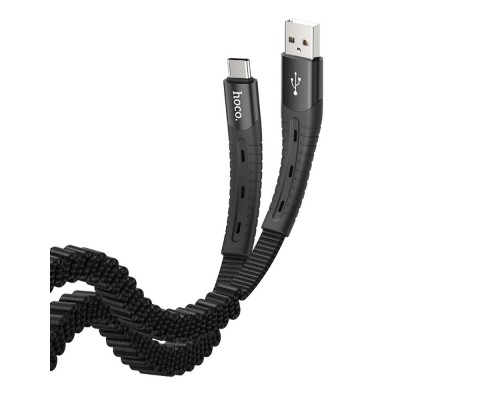 Кабель Hoco U78 USB to Type-C 1.2m черный