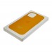 Чехол Leather Case with MagSafe для Apple iPhone 12/ 12 Pro 08 жёлтый