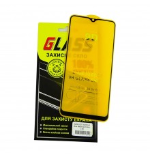 Защитное стекло для Samsung A20S/ A02S/ A12/ A02/ M12/ M02S/ A03S/ A03 Core Full Glue (0.3 мм, 2.5D, чёрное)