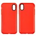 Чехол силиконовый Clear Neon для Apple iPhone X цвет 14 красный