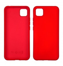 Чехол Full Nano Silicone Case для Xiaomi Redmi 9C/ Redmi 10A/ Poco C3 цвет 01 красный (без отверстия для сканера отпечатка пальца)