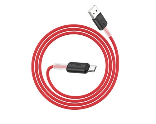 Кабель Hoco X48 USB to Type-C 1m красный