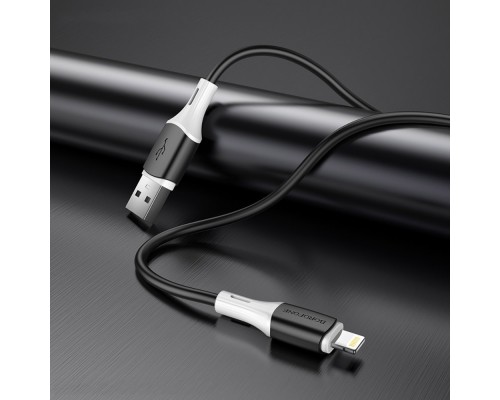 Кабель Borofone BX79 USB to Lightning 1m черный