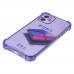 Чехол TPU shockproof angle для Apple iPhone 12 04 фиолетовый