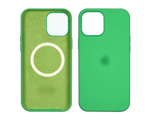 Чехол Full Silicone Case MagSafe для Apple iPhone 12 Pro Max 22 мятный копия