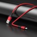 Кабель Hoco X86 USB to Lightning 1m красный