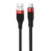 Кабель Hoco U72 USB to MicroUSB 1.2m черный