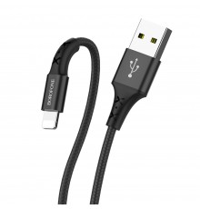 Кабель Borofone BX20 USB to Lightning 1m черный