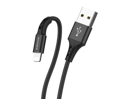 Кабель Borofone BX20 USB to Lightning 1m черный