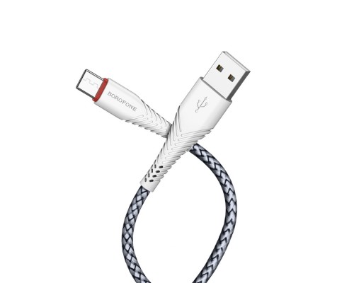 Кабель Borofone BX25 USB to Type-C 1m белый