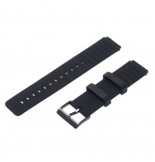 Ремешок силиконовый для Xiaomi Amazfit 18mm чёрный