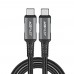 Кабель Acefast C1-09 USB-C to USB-C 1.2m black