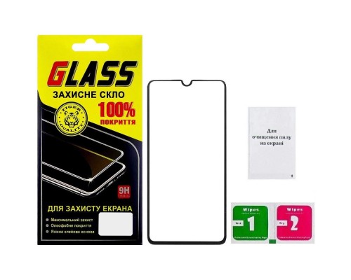 Защитное стекло для Samsung A705 A70 (2019) Full Glue (0.3 мм, 2.5D, чёрное)