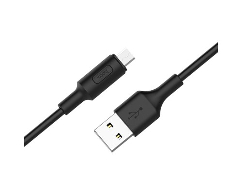 Кабель Hoco X25 USB to MicroUSB 1m черный