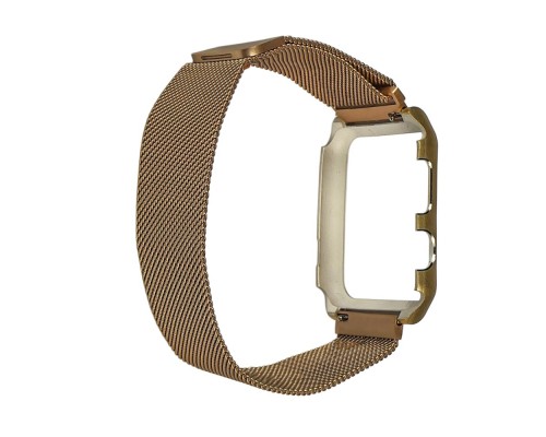 Ремешок Миланская петля с защитной рамкой для Apple Watch 40mm золотистый