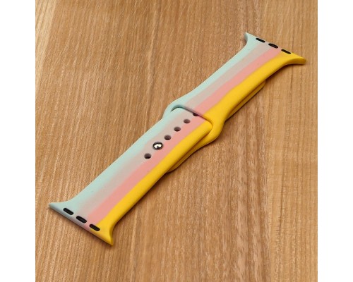 Ремешок силиконовый Rainbow для Apple Watch Sport Band 42/ 44mm цвет 06 размер L