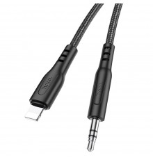 AUX кабель Hoco UPA18 Lightning to Jack 3.5 1m черный