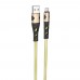 Кабель Hoco U105 USB to MicroUSB 1.2m золотистый