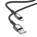 Кабель Borofone BU33 с индикатором USB to Lightning 1.2m черный