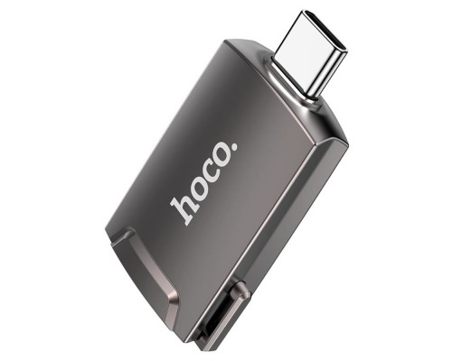 Адаптер переходник Hoco UA19 4K Type-C to HDMI (F) черный