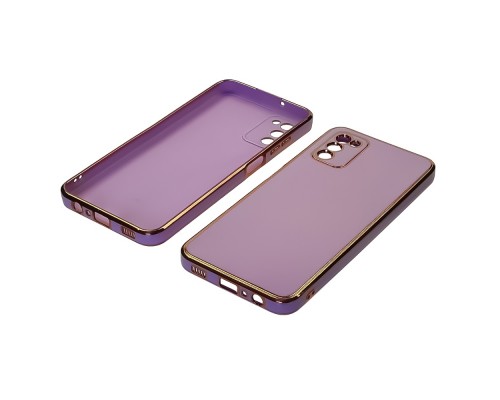 Чехол Glossy Color для Samsung A037 A03S цвет 1 лавандовый